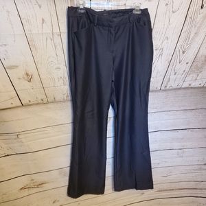 Worthington women's mid rise modern fit slacks dark blue size 8T